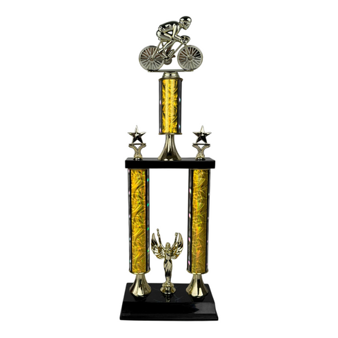 Trofeo de Tubo con Figura Serie 50 de Ciclismo